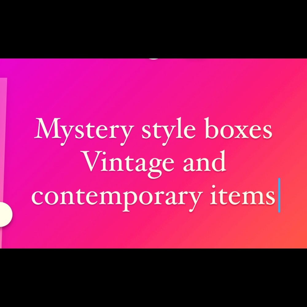 Mystery style boxes over Flo of inventory this Noel will have 6items $38